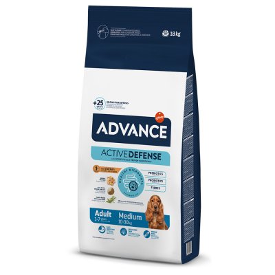 AFFINITY ADVANCE Tourteau Medium Adult Poulet et Riz 18 KG Advance