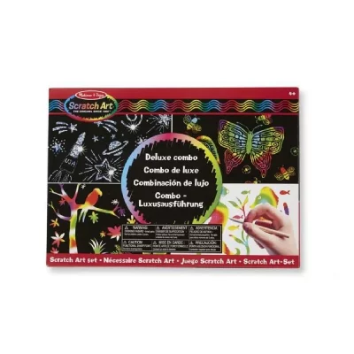 MELISSA & DOUG Toy Partner Kit D&acute;art &agrave; Gratter Deluxe