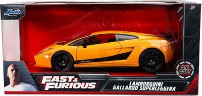 JADA Toys Fast & Furious Lamborghini Gallardo 253203067 Echelle 1:24 Jaune
