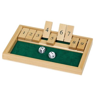 TOY S PURE Toyspure - WG175 - Jeu de Soci&eacute;t&eacute; - Shut The Box