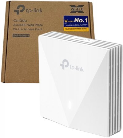 TP LINK Tp-link Eap650-wall Dual Channel Wireless Access Point Poe Blanc