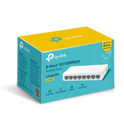 TP LINK Tp-link Ls1008 8 Port Hub Switch Blanc