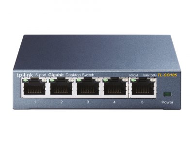 TP LINK TP-Link TL-SG105 Non-g&eacute;r&eacute; Gigabit Ethernet (10/100/1000) Noir - Neuf