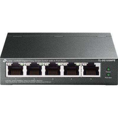 TP LINK TP-Link TL-SG105MPE V1.60 - Commutateur - 5 x 10/100/1000 - de bureau