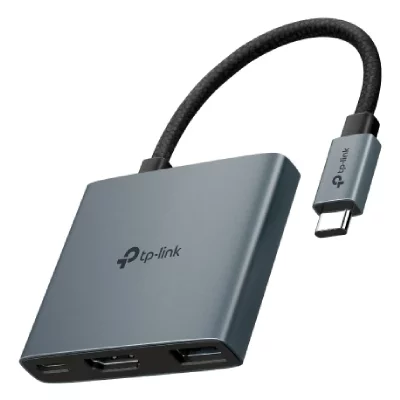 TP LINK TP-Link UH3020C hub & concentrateur USB Type-C 5000 Mbit/s Gris