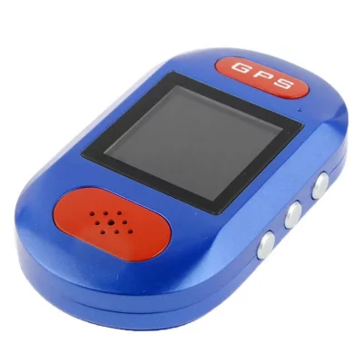 YONIS Traceur cordonn&eacute;es gps enfant animal localisation instantan&eacute;e sms appels bleu 