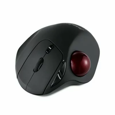 PERIXX Trackball  PERIMICE-717 D radio laser ergonomique, trackball int&eacute;gr&eacute; noir 