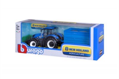 BBURAGO Tracteur avec Benne  Collection Ferme 1:32