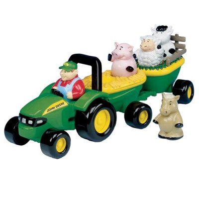TOMY Tracteur  John Deere et les animaux de ferme