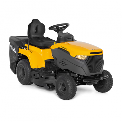 STIGA Tracteur tondeuse  Estate 384 M - bac de ramassage - Moteur ST350