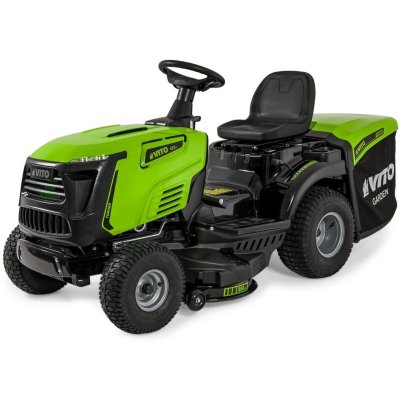 VITO Tracteur Tondeuse thermique Autoport&eacute;e 10.5CV Transmission Hydrostatique Coupe 86cm Bac 245L