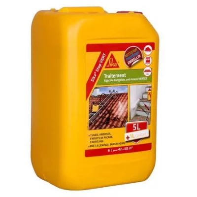 SIKA Traitement algicide et fongicide  - gard-120 Stop Vert - 6L
