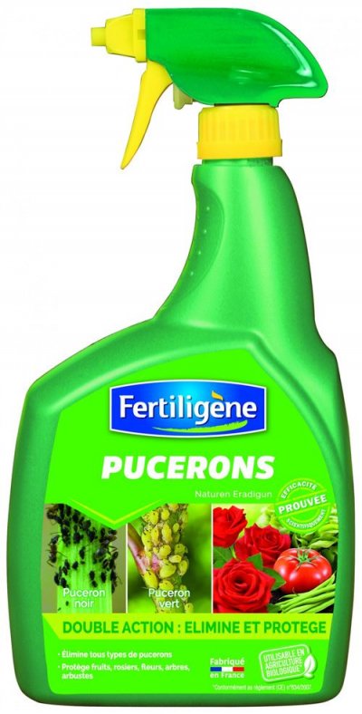 Traitement anti-pucerons Fertilig&egrave;ne - pr&ecirc;t &agrave; l'emploi - 800 ml
