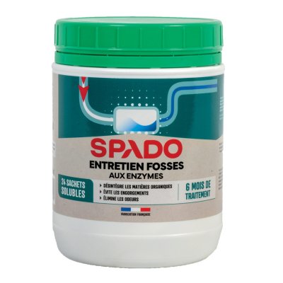 SPADO Traitement Biologique De Canalisations En Pot De 500ml