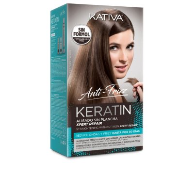 KATIVA Traitement Capillaire Lissant Keratin Anti-frizz Post  (3 pcs)