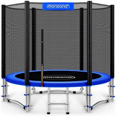 MONZANA Trampoline 244cm avec filet de s&eacute;curit&eacute;