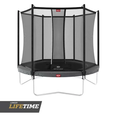 BERG Trampoline  Favorit Regular 330 Grey + Safety Net Comfort