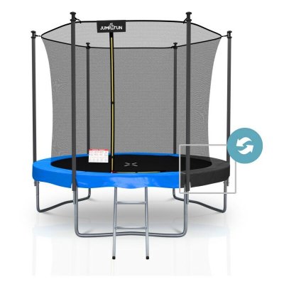 JUMP4FUN Trampoline classique &oslash;244cm matelas r&eacute;ve
