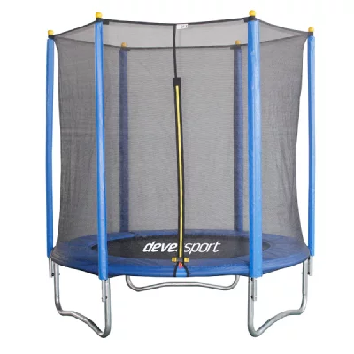 DEVESSPORT Trampoline Combo 182 Cm Bleu Avec Filet
