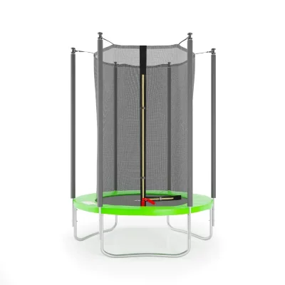 JUMP4FUN Trampoline de jardin cocon &oslash;150 cm- 5ft- filet int&eacute;rieur, matelas de protection