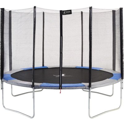 KANGUI Trampoline de jardin RALLI 430 - &Oslash; 430 cm - Filet de s&eacute;curit&eacute; 