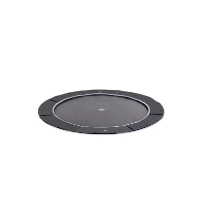 EXIT TOYS Trampoline enterr&eacute; au niveau du sol EXIT Dynamic sports &oslash;366cm - noir