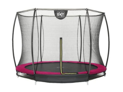 EXIT TOYS Trampoline Exit Silhouette Ground Rose + Filet De Securite 305 10ft