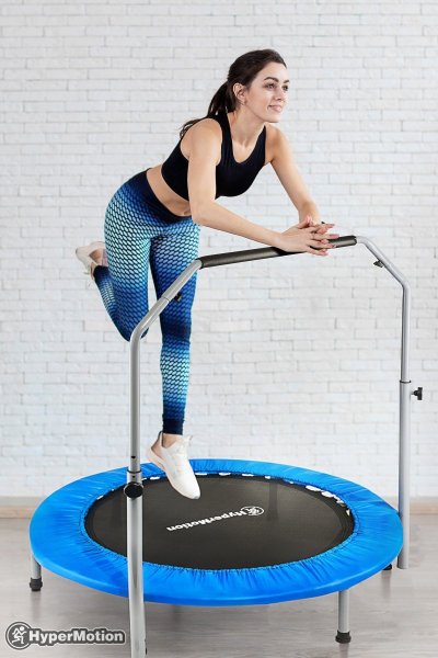 HYPERMOTION Trampoline Fitness -  -  Trampoline - Max 100Kg - Diam&egrave;tre 96cm - Pliable