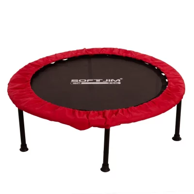 SOFTEE Trampoline loisir pliable renforc&eacute; avec sangles 