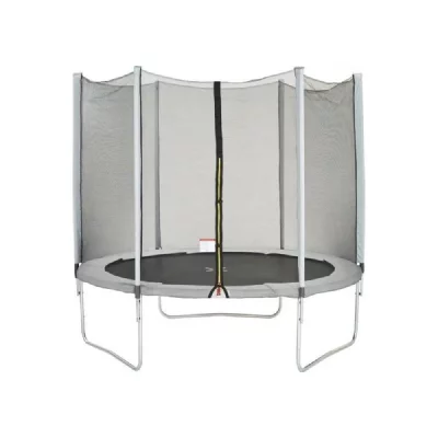 KANGUI Trampoline MAXI ECO &Oslash; 250 cm Gris - Filet 
