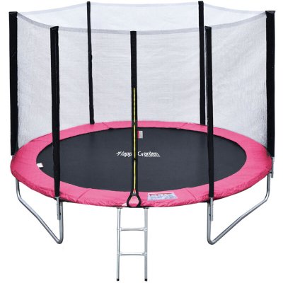 HAPPY GARDEN Trampoline &Oslash;245cm avec accessoires, Canberra - Rose