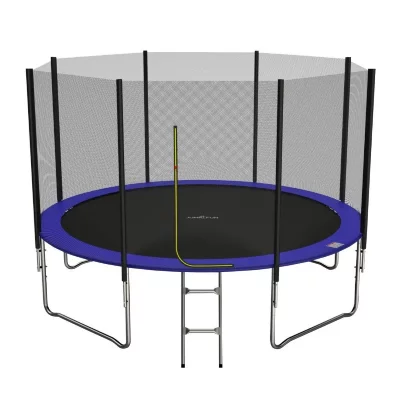 JUMP4FUN Trampoline pour enfant  deluxe filet ext&eacute;rieur -14ft (427 cm) 