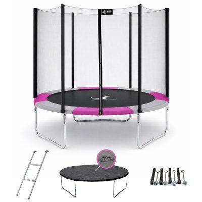 KANGUI Trampoline rond &Oslash;300cm avec filet, &eacute;chelle, b&acirc;che et kit d'ancrage - RALLI 300
