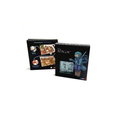 DOUG SOLUTIONS Tranjis Games Inside 3 Legend The Ninja Board Game Argent&eacute;