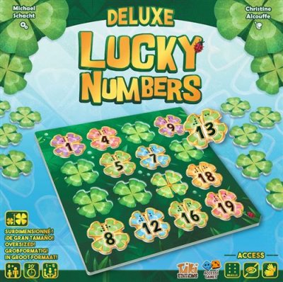 TIKI EDITION Tranjis Games Jeu De Soci&eacute;t&eacute; Lucky Numbers Deluxe