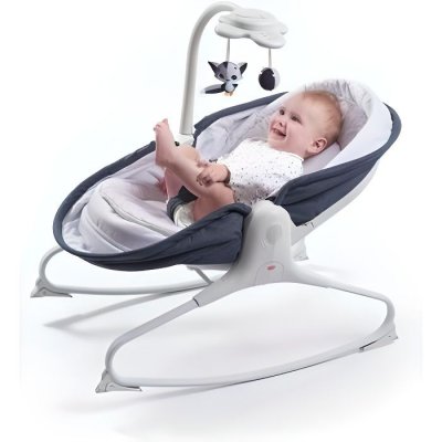 Transat Rocker Napper Evolution 3 en 1 blue jean Tiny Love