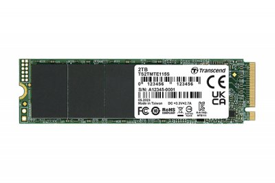 TRANSCEND  115S - SSD - 2 To - PCIe 3.0 x4 (NVMe)