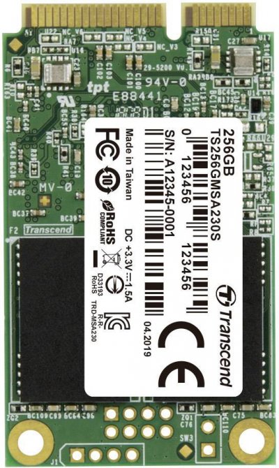 TRANSCEND  230S - SSD - 256 Go - interne - mSATA - SATA 6Gb/s