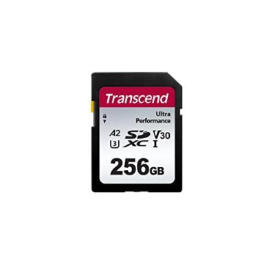 TRANSCEND  256gb sd card uhs-i u3 a2 ultra performance TS256GSDC340S