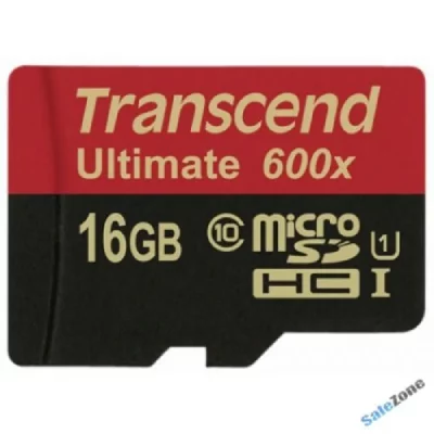 TRANSCEND  - Carte m&eacute;moire flash - 16 Go - Class 10 - SDHC UHS-I 