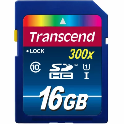 TRANSCEND  Carte SDHC UHS-I 400x Class 10 - 16Go