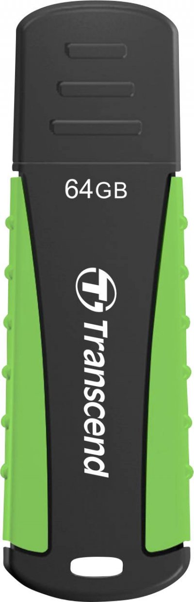 TRANSCEND  Cle USB 3.0 JetFlash 810 - 64Go Noir/Vert