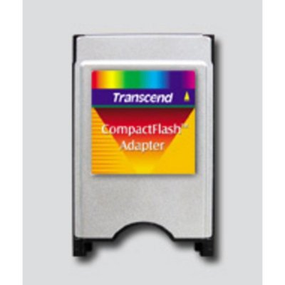 TRANSCEND  CompactFlash Adapter lecteur de carte m&eacute;moire Argent