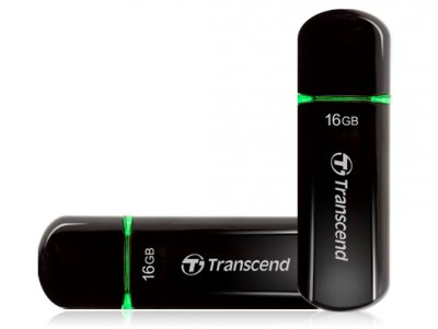 TRANSCEND  Jetflash 600 16gb Usb 2.0 Pendrive Noir