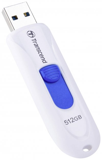 TRANSCEND  JetFlash 790 TS512GJF790W Cl&eacute; USB 3.1 Gen 1 Blanc 512 Go