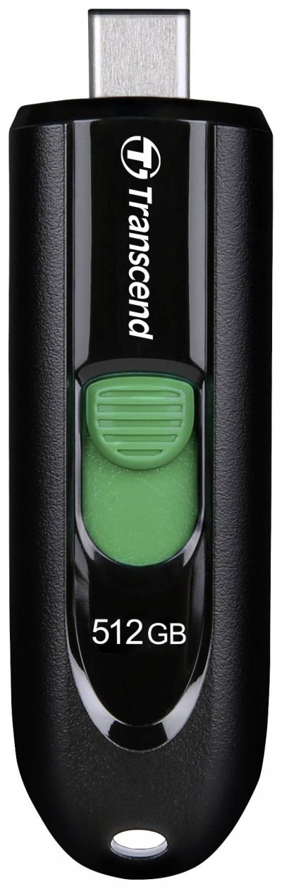 TRANSCEND  JetFlash 790C - Cl&eacute; USB - 256 Go - USB-C 3.2 Gen 1 - noir