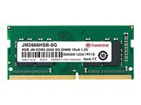 TRANSCEND  JetRam - 1x8 Go DDR4 2666MHz - CL 19