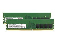 TRANSCEND  JetRAM - 2 x 16 Go - DDR4 - DIMM 288 broches - 3200 MHz - CL 22