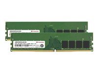 TRANSCEND  JetRAM - 2 x 8 Go - DDR4 DIMM 288 broches - 3200 MHz - CL22
