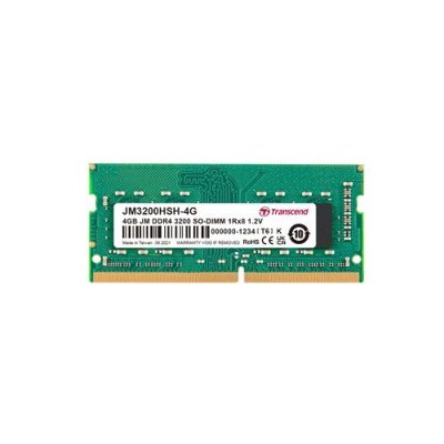 TRANSCEND  JetRam JM3200HSH-4G module de m&eacute;moire 4 Go 1 x 4 Go DDR4 3200 MHz